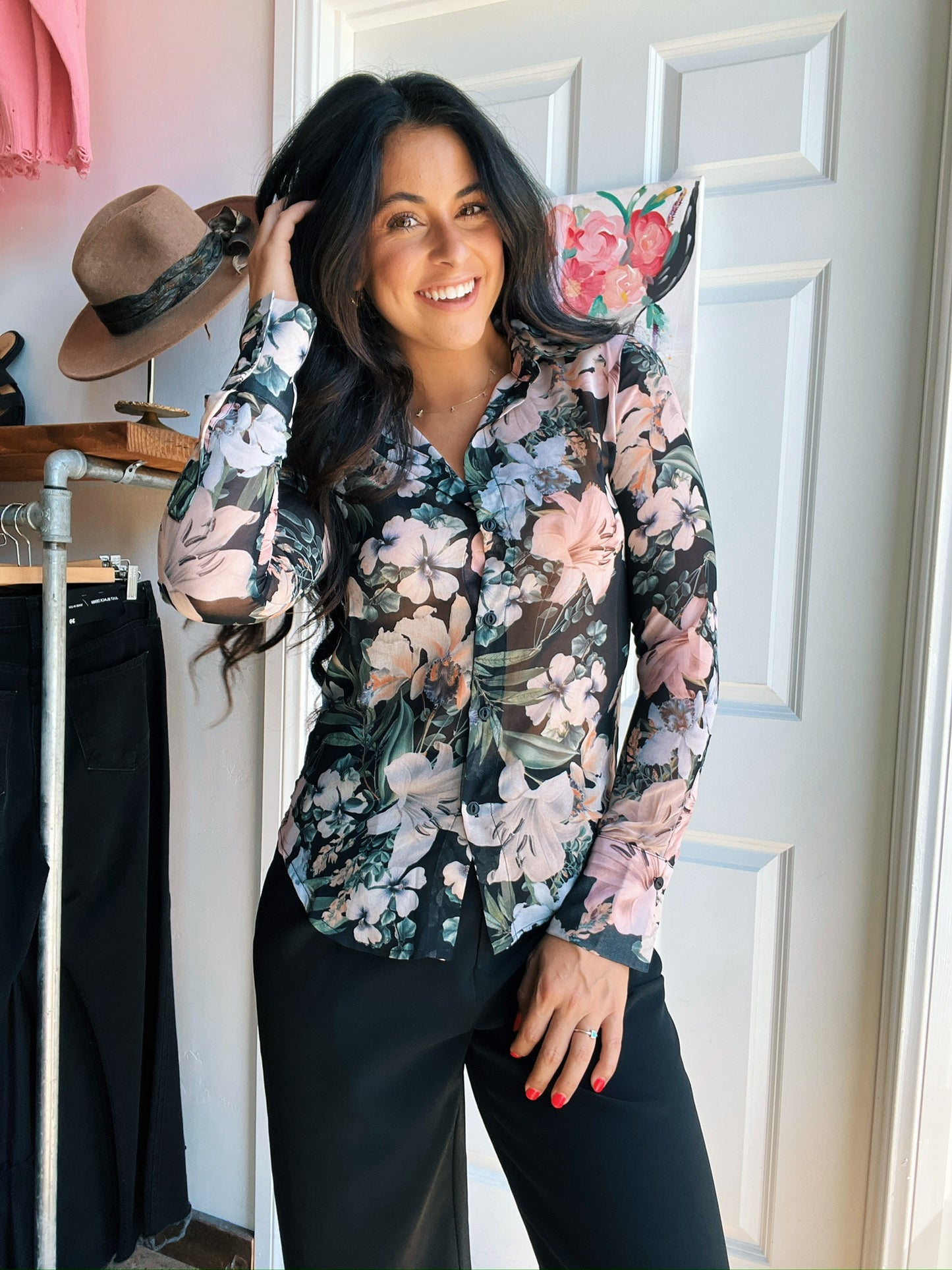 Sally Floral Blouse