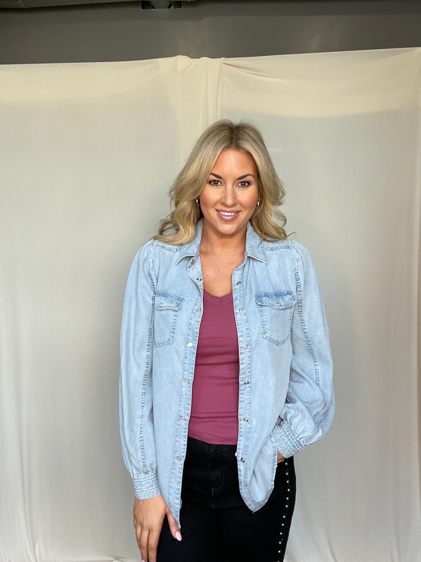 Stefanie Tencel Button Down