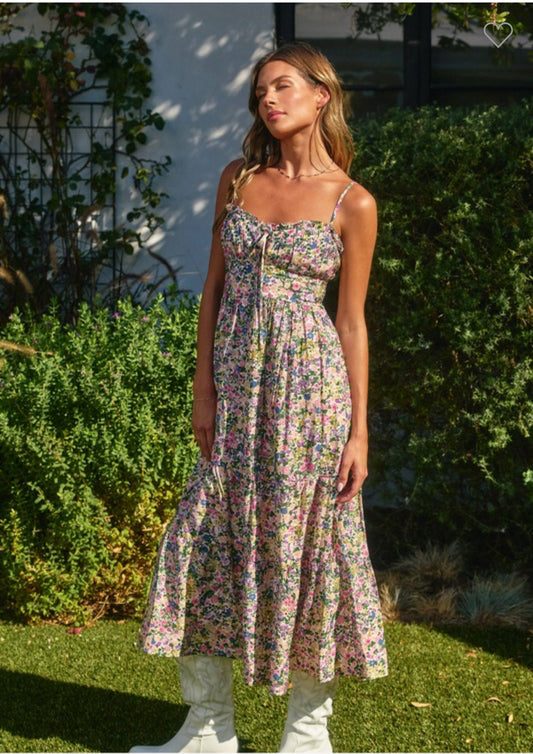 Sweet Spring Midi Dress