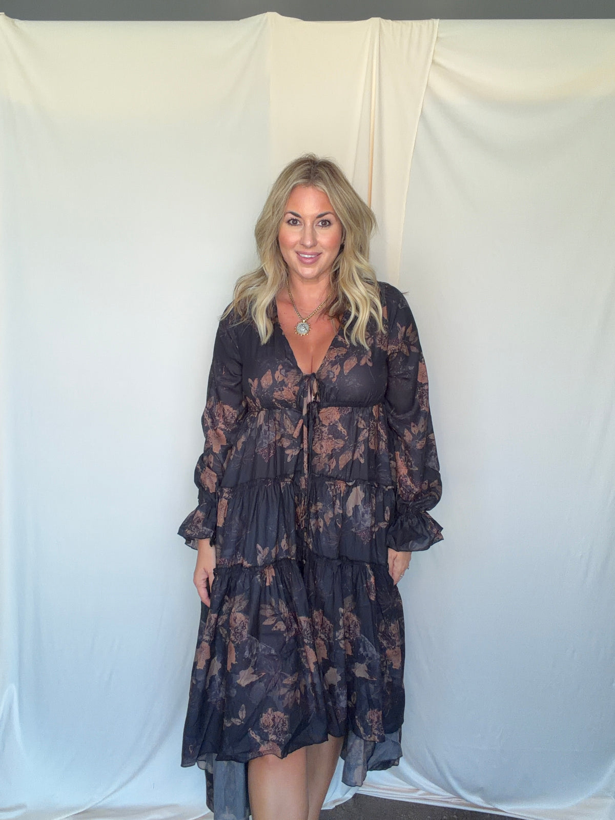 Goldie Floral Kimono Dress
