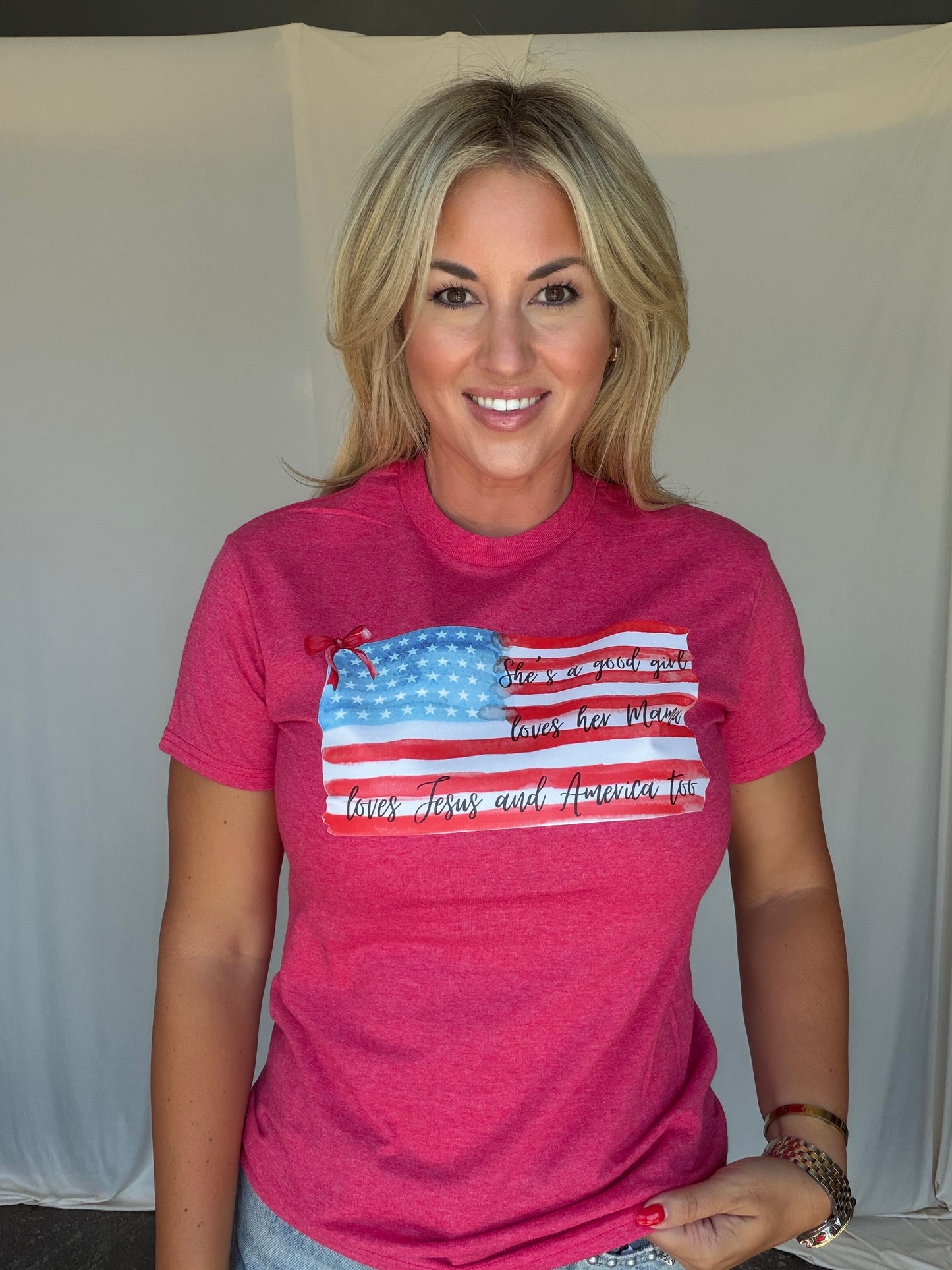 Mama Loves Jesus Tee
