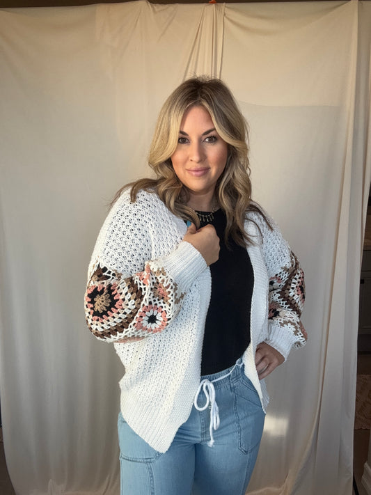 Say it Ain't So Crochet Cardigan