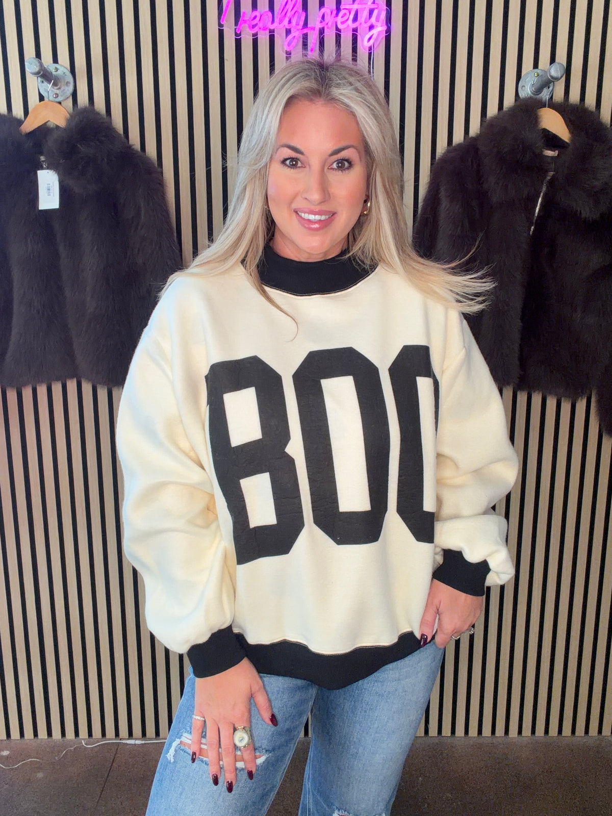 Boo Crew Sweatshirt