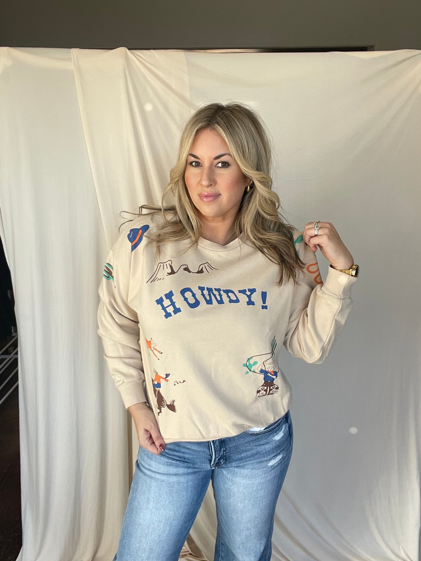 Small Town Howdy Sweatshirt