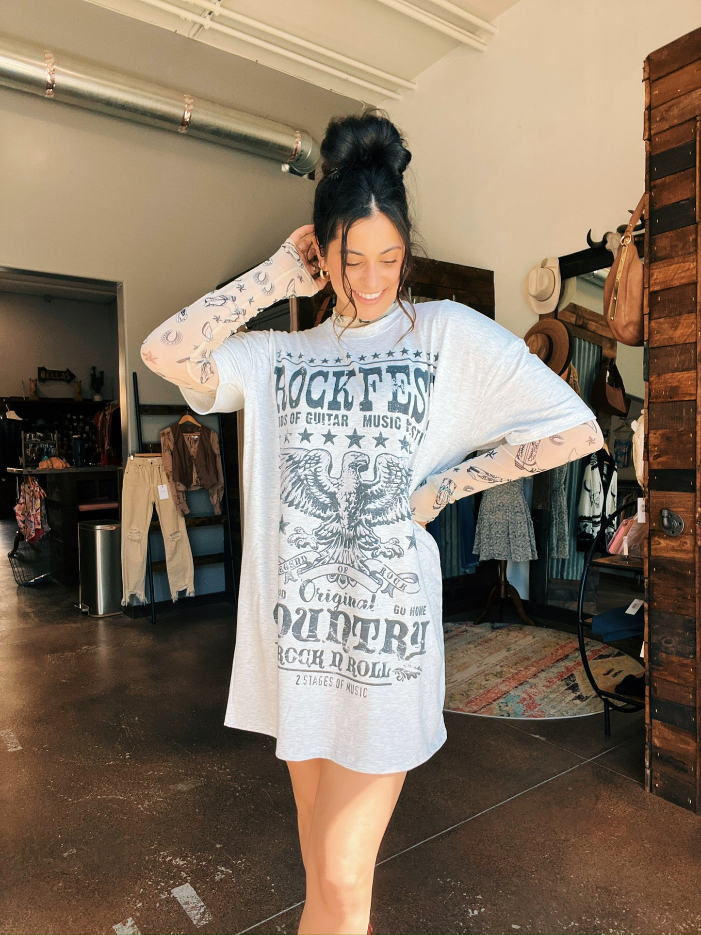 Rock Fest Tee Shirt Dress