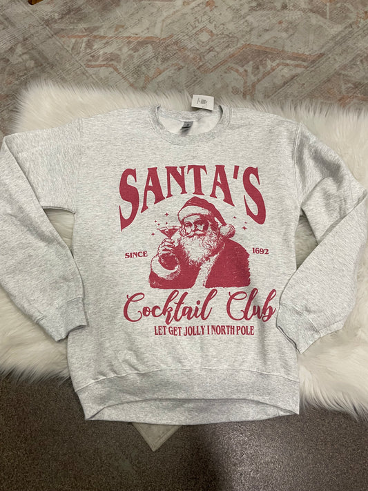 Santa Cocktail Club Sweatshirt