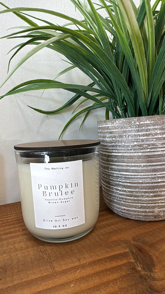 Melting Jar Pumpkin Brulee Candle