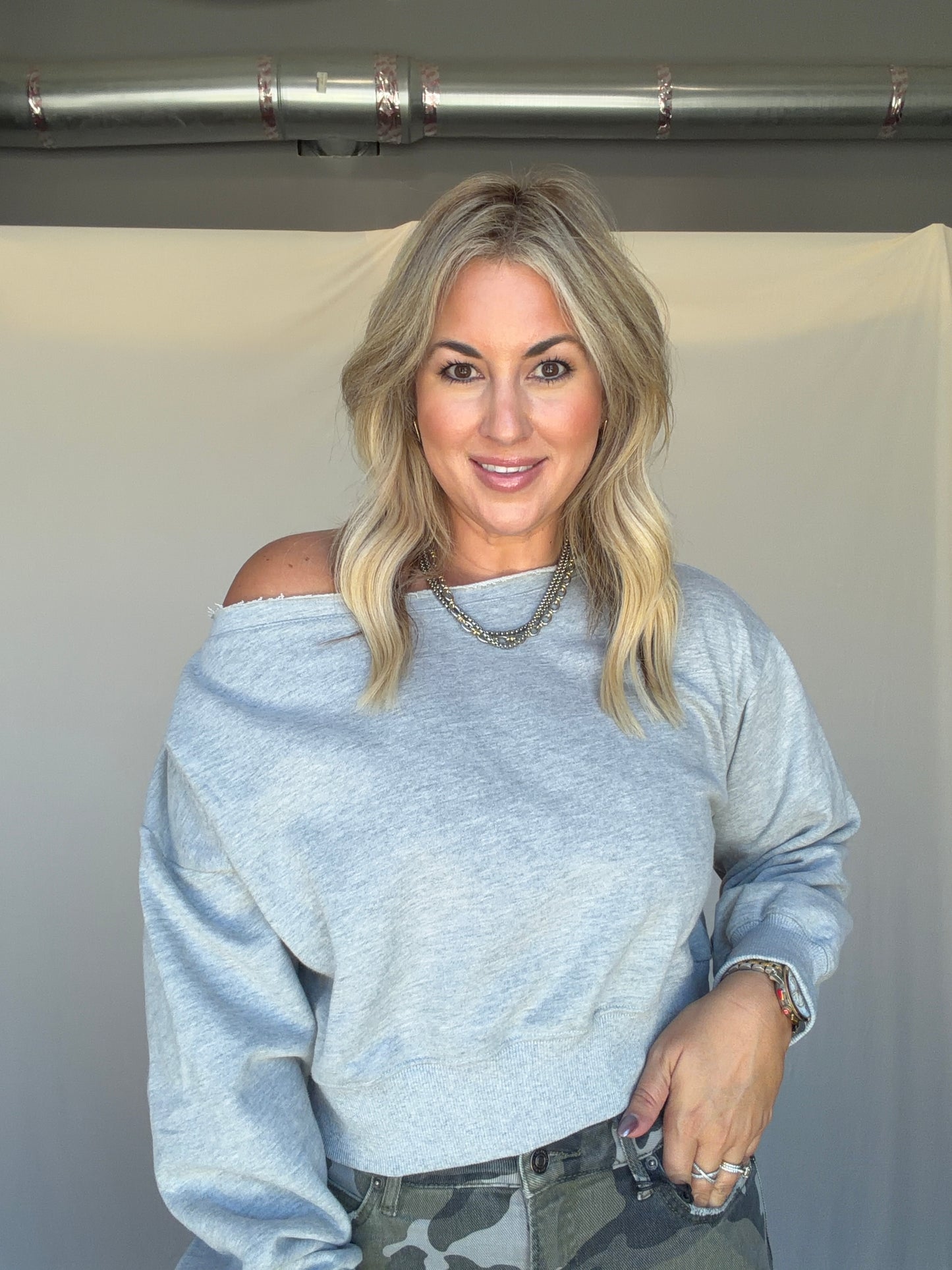 Alina Off the Shoulder Sweater