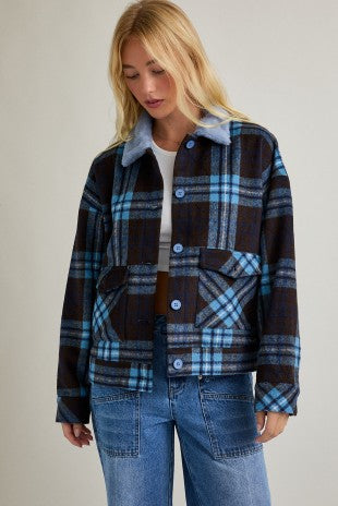 Glacial Plaid Jacket