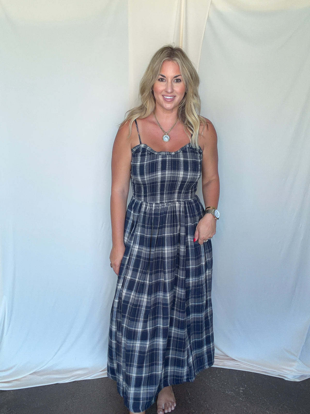 Payton Plaid Dress