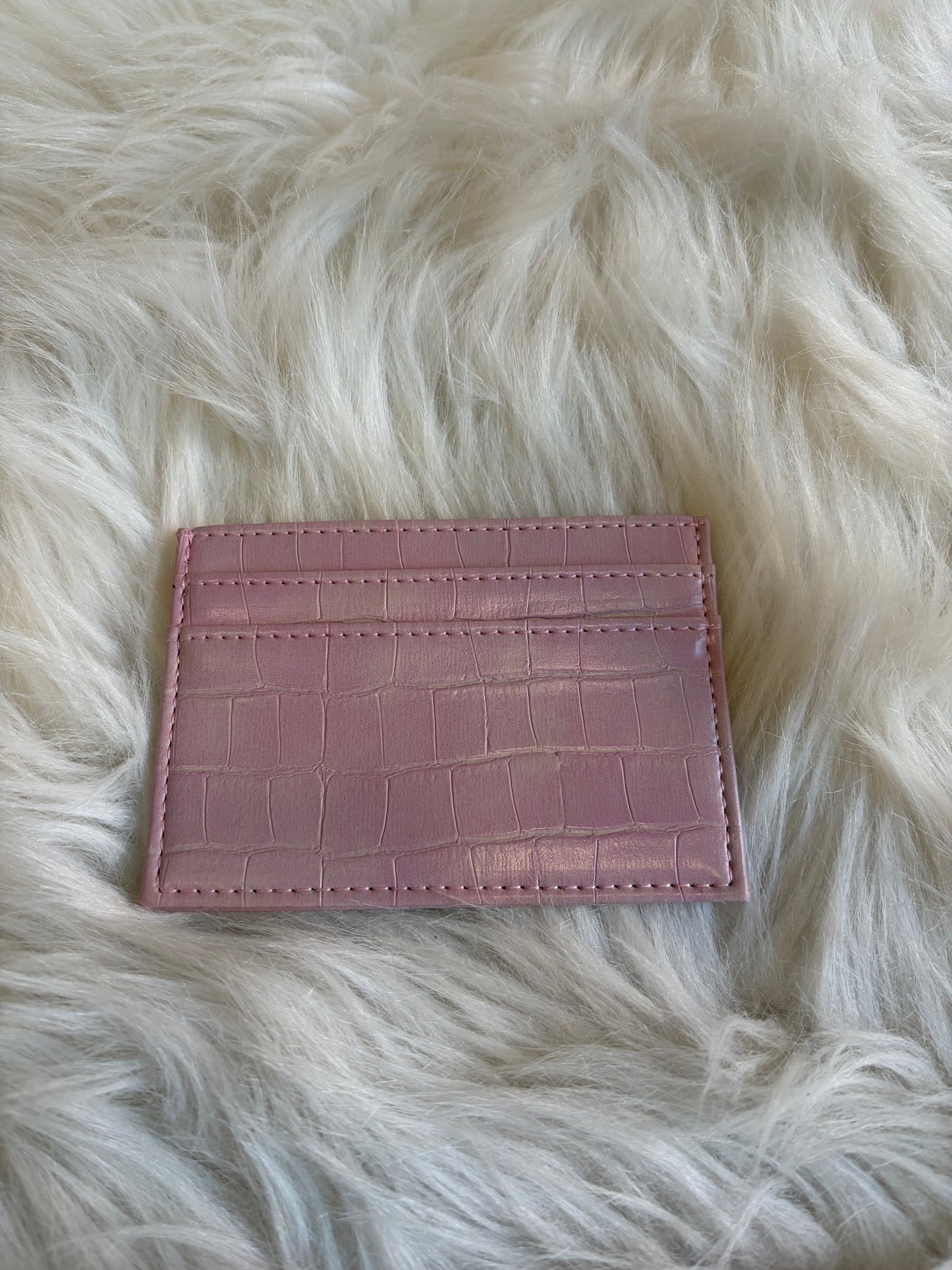 Croc Pattern Wallet
