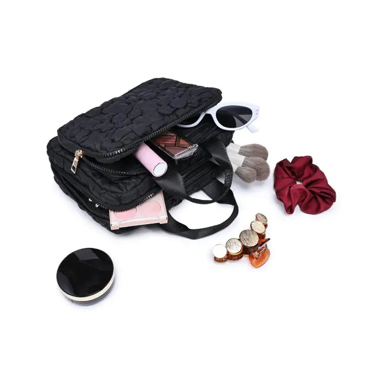 Petal Plush Cosmetic Bag